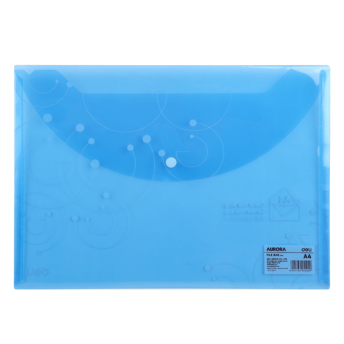 DELI Stationery File Bag 5502 A4 330MM X 237MM