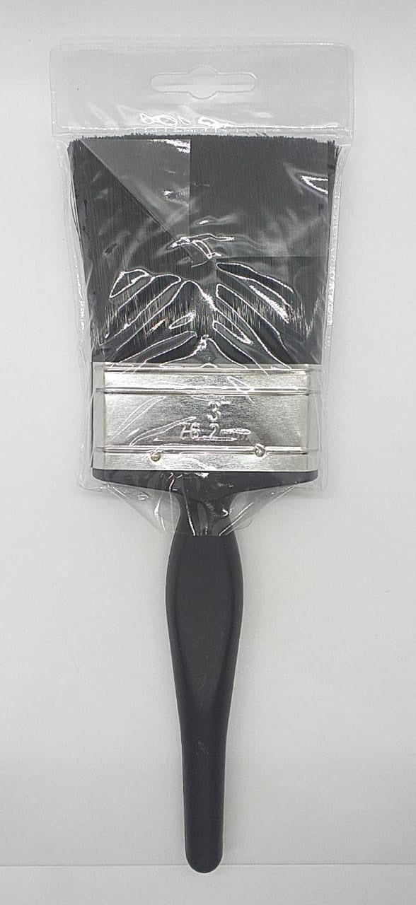 Paint Brush 3" Black Plastic Handle IN Case
