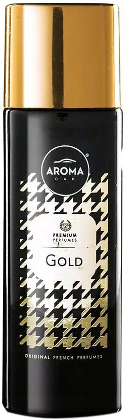 AROMA Car Air Freshener Gold Premium Perfumes 50ML
