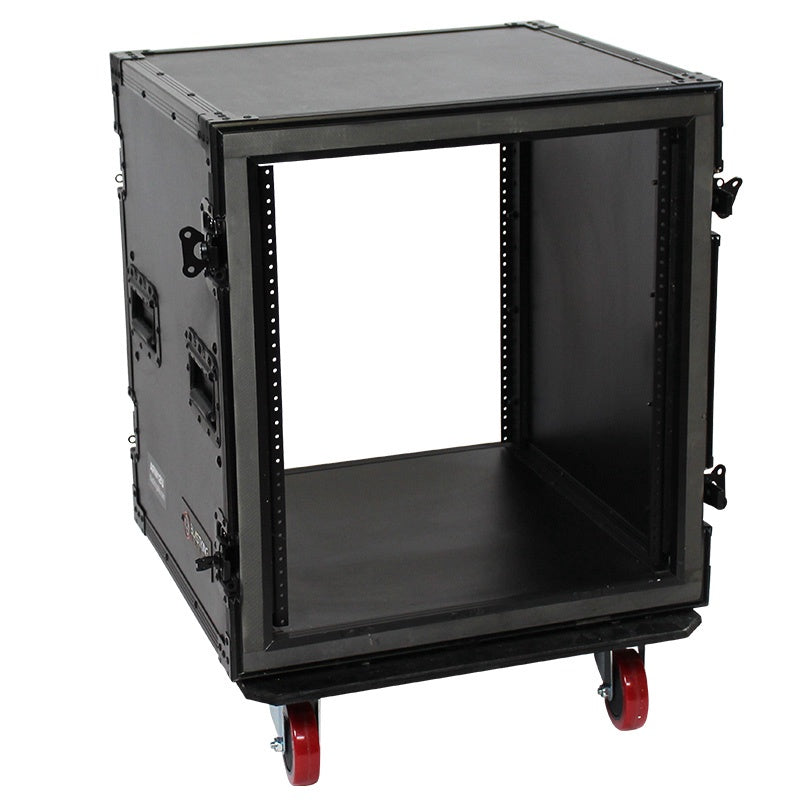 BLASTKING Console Rack Case IBKE-ARW12U Shockmount with Wheels