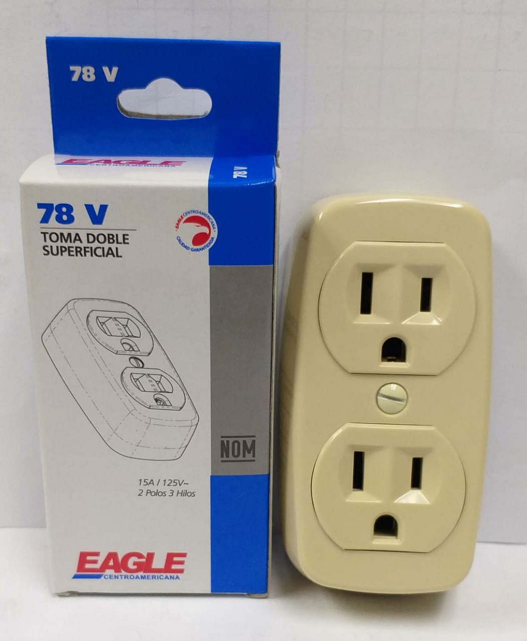 EAGLE Point D/P Surface 2X4 78V W/C/B 15A