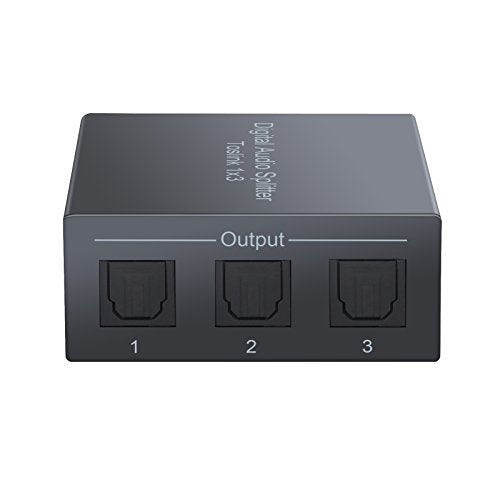 LINKFOR Audio Splitter 1 Optical IN 3 Optical Out