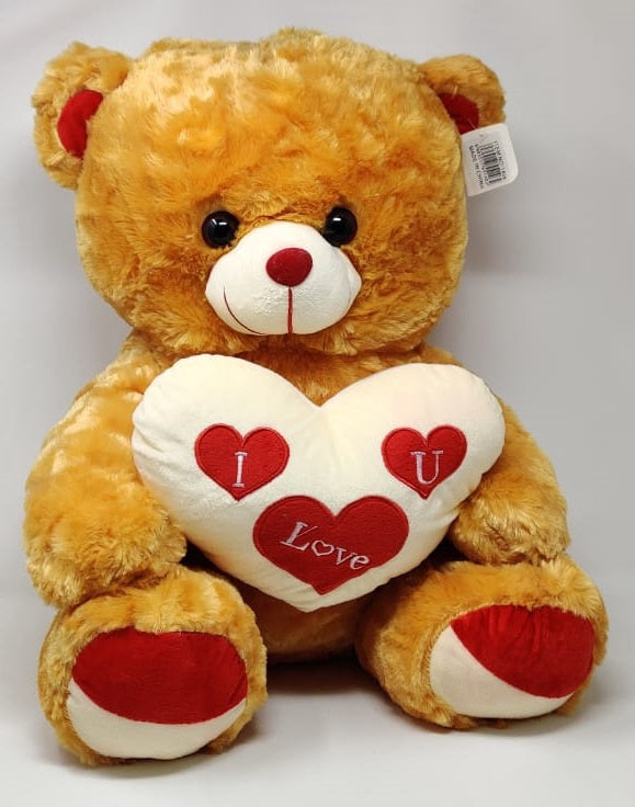 Plush Teddy Bear 146 Brown with Heart