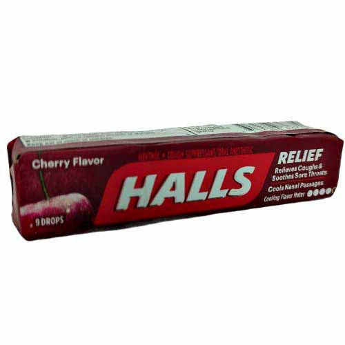 HALLS Relief Cherry Flavor 9-DROPS