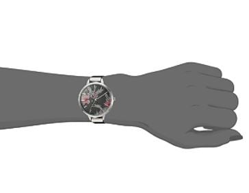 NINE WEST Watch Women's Floral Dial 2045BKBK Strap