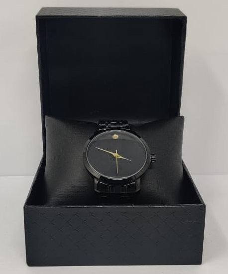 GENERIC Watch Fashion Men Black with Metal Strap Fine
