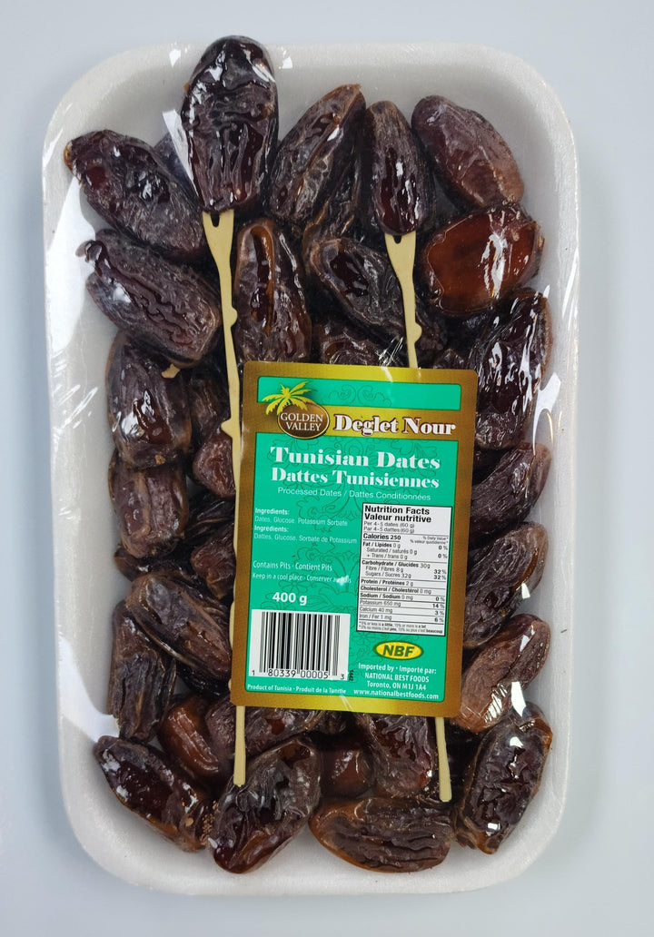 GOLDEN VALLEY Deglet Nour Tunisian Dates 400G