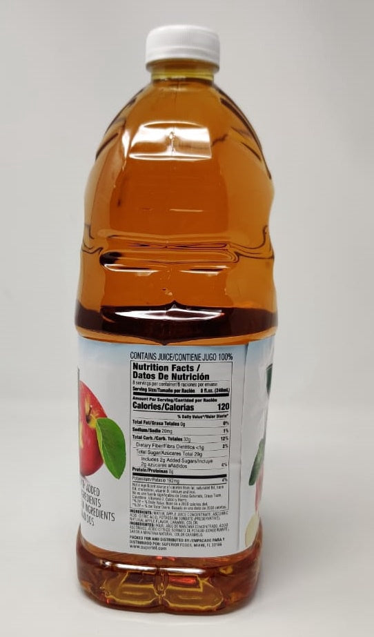 BEST VALUE (FOOD) Best Value Apple Juice 64OZ 1.89L