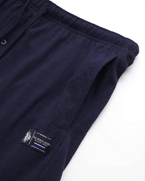 US POLO ASSN. Men Jogger PJ/LOUNGEWEAR Us Polo Lightweight Sweatpants Navy