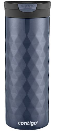 CONTIGO Travel Mug Snapseal Kenton VACUUM-INSULATED Stainless Steel 20 OZ., Serenity