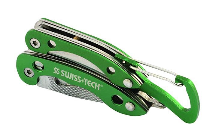 SWISS+TECH MULTI-TOOL MULTI-TOOL Pliers for Keychain 8 IN 1 Solid Stainless Steel