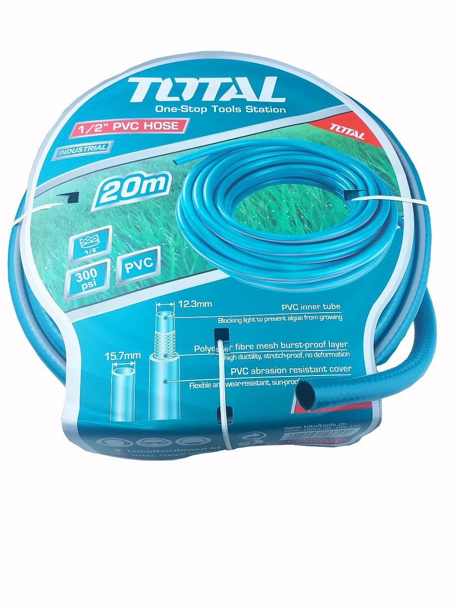 TOTAL Hose 1/2" X 20M Garden THPH2001
