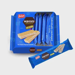 DIDIAN Wafers Biscuits Milk Flavour 12PCS Pack Individual Packet 156G