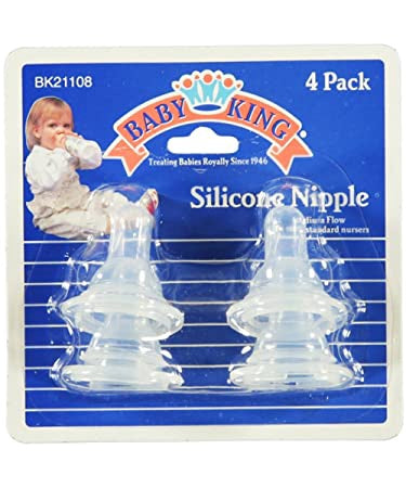 BABYKING Baby Bottle Nipples Silicone BK21108 4PCS Pack Bpa Free