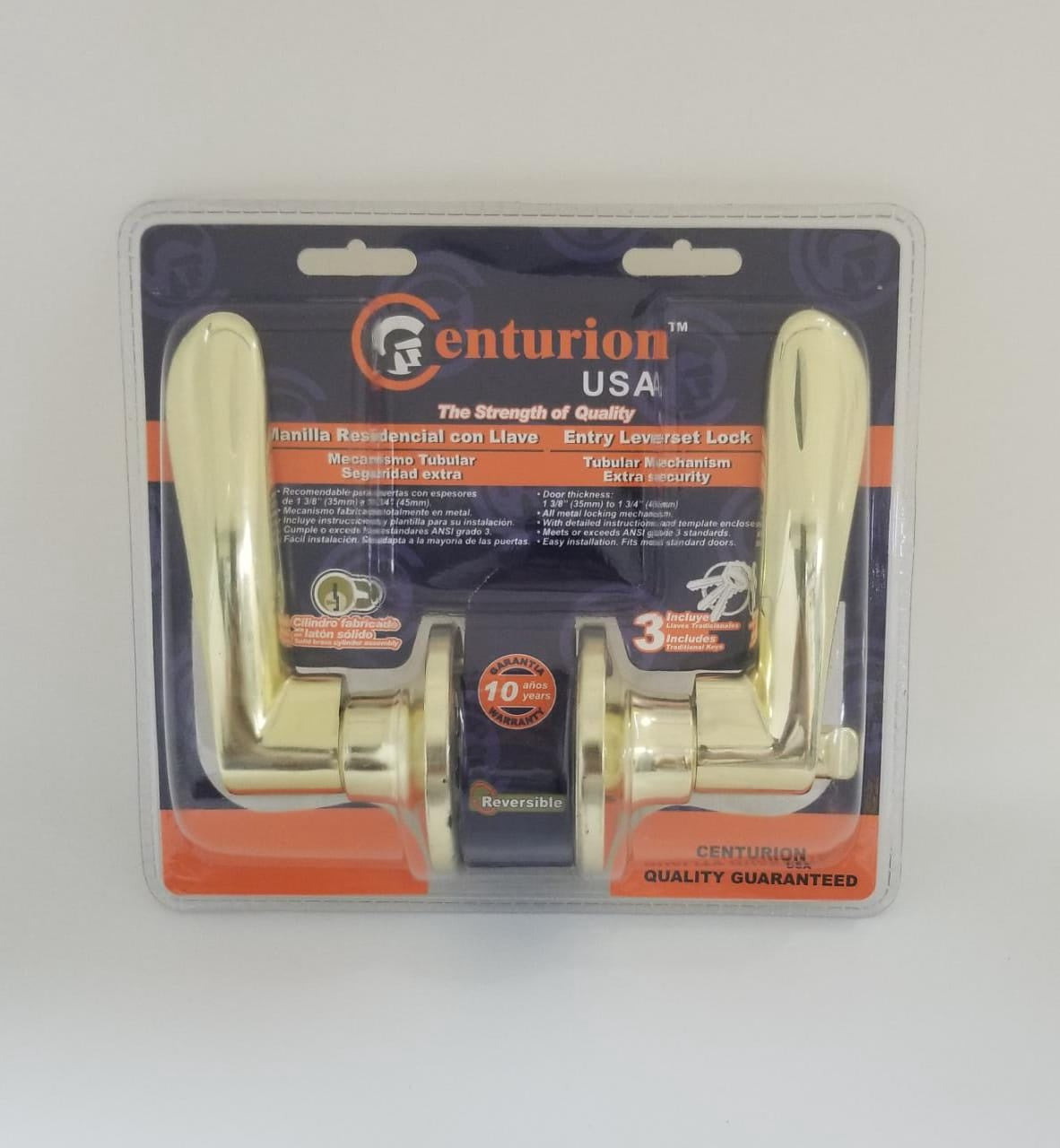 CENTURION Lock Lever #1561 Etpb Gold