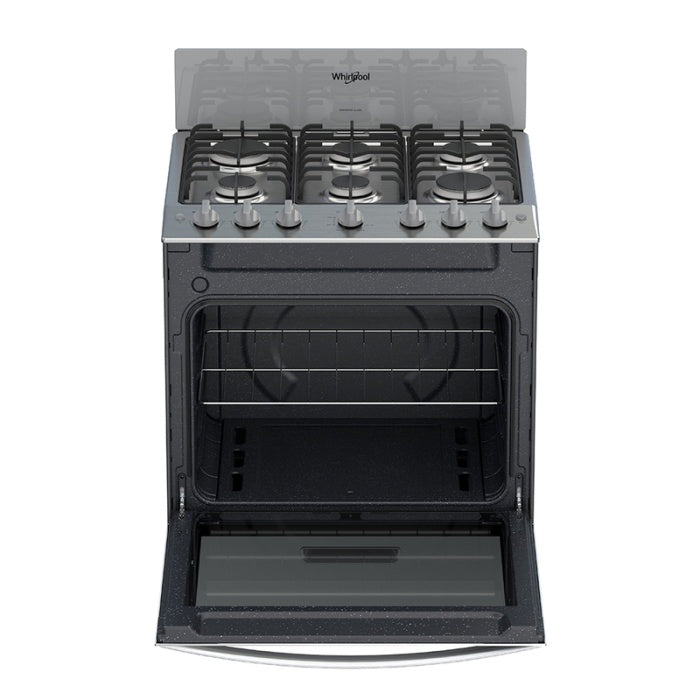 WHIRLPOOL Stove 6 Burner LWFR3200D 30" Silver 1Y