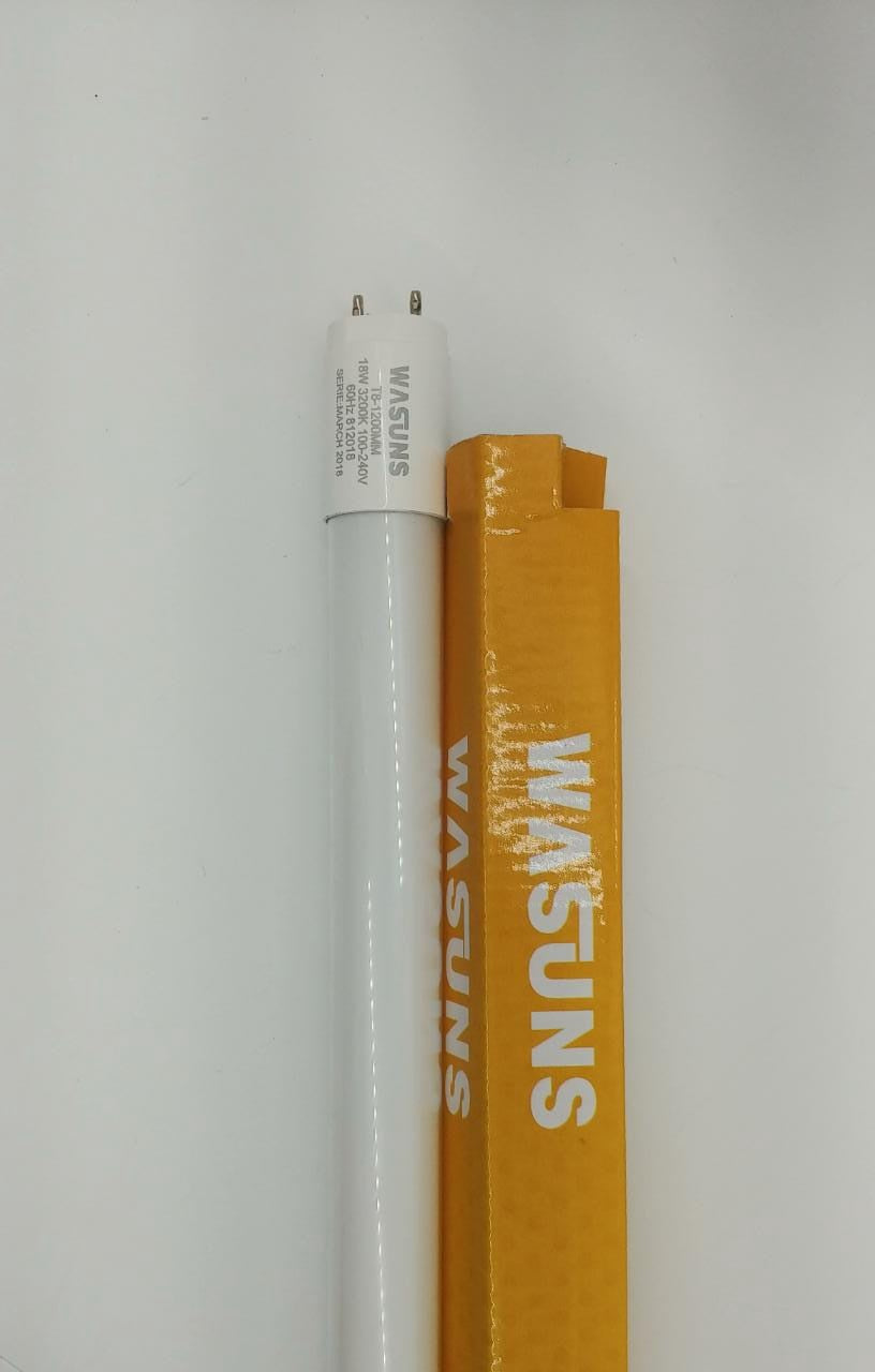 WASUNS Lamp Tube 4FT LED 3200K 18W Warm White