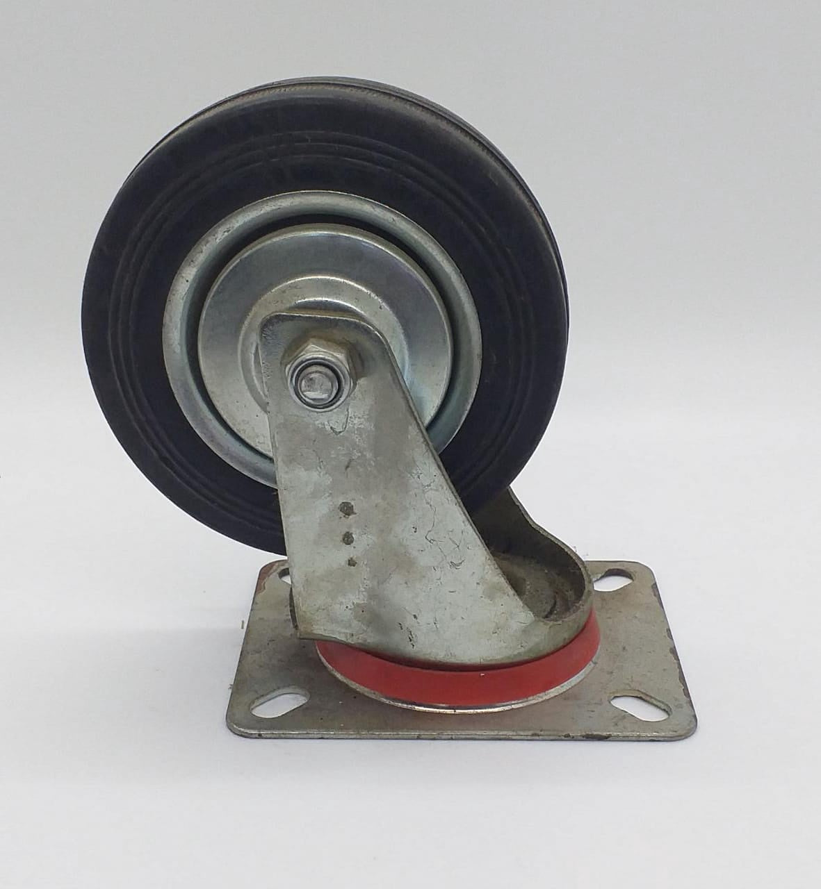 Wheel Coaster 4" Swivel Ferrawyy 100/30-50 Black