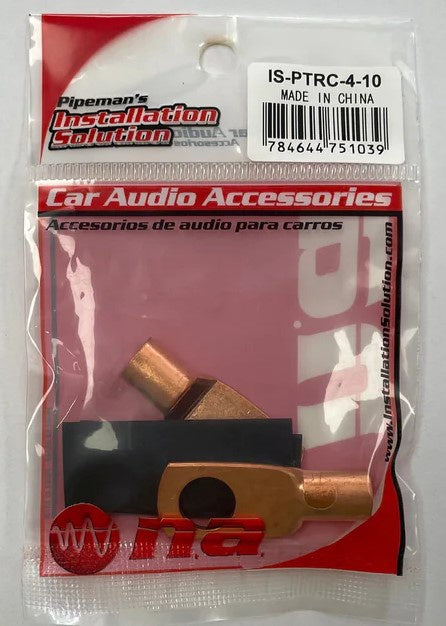 PIPEMAN'S Spade Clip 4G #10 Ring Terminal IS-PTRC-4-10 2PCS Pack