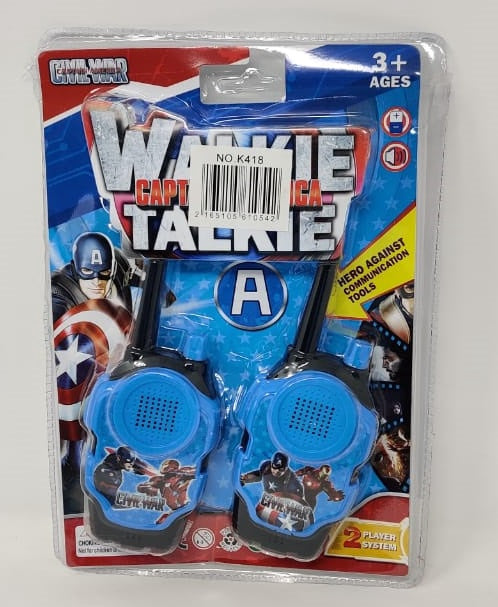GENERIC Toy Walkie Talkie Civil War K418 2290-2