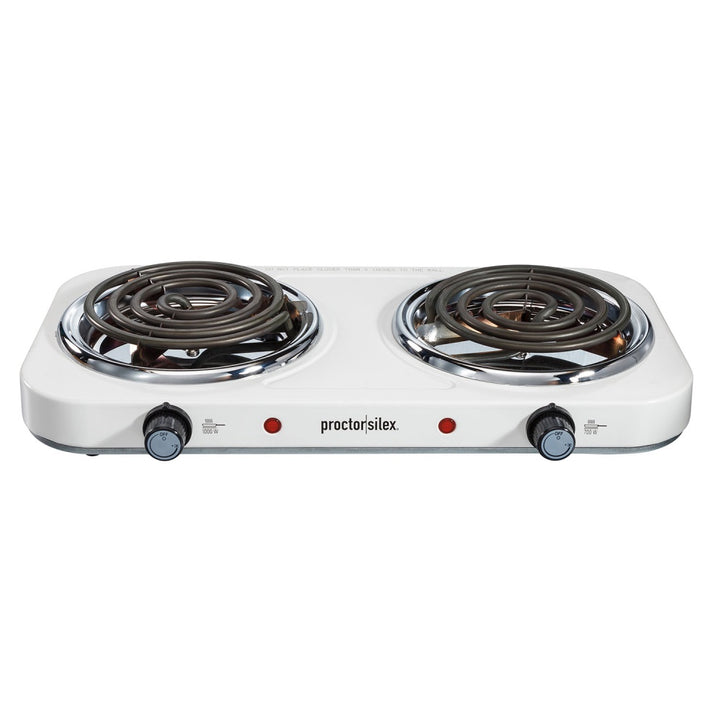 PROCTOR SILEX Hot Plate 2 Burner 34116 Coil 110V Hotplate