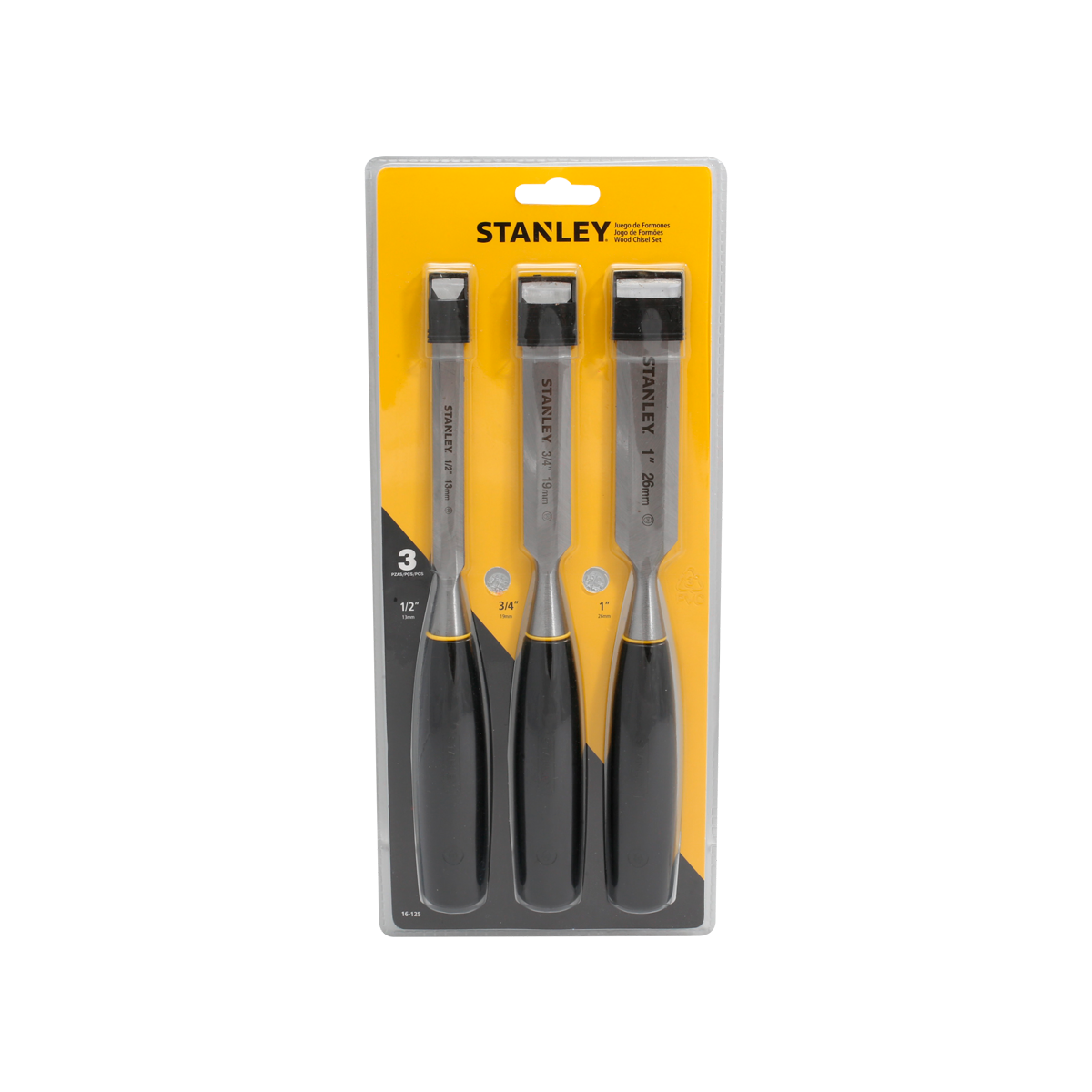 STANLEY Chisel 3PCS Set 16-125