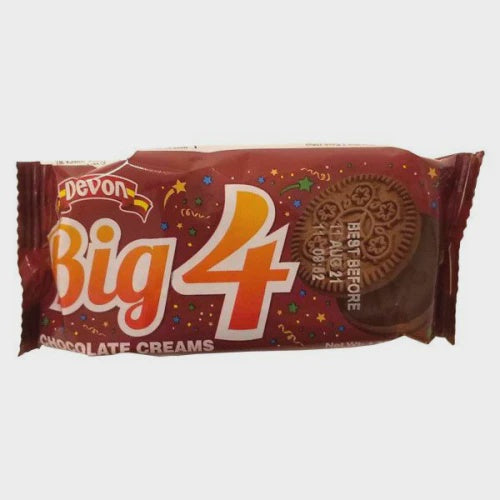 DEVON Biscuit Big 4 Chocolate Creams Flavoured Biscuits 38G 1.34OZ