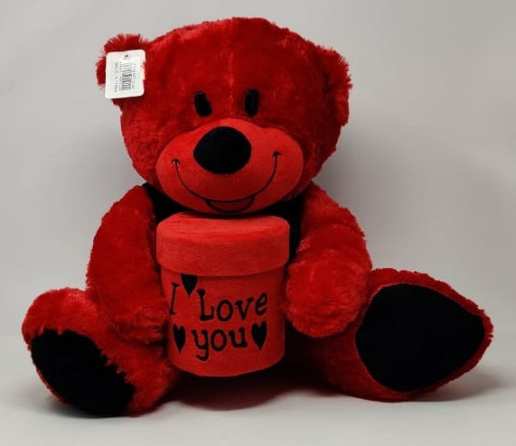 Plush Teddy Bear 155 Red with Box