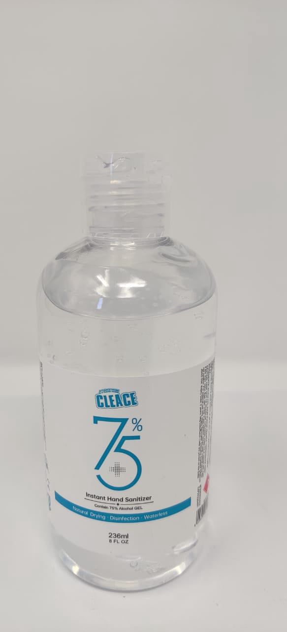 CLEACE Hand Sanitizer Gel 236ML 75% Alcohol