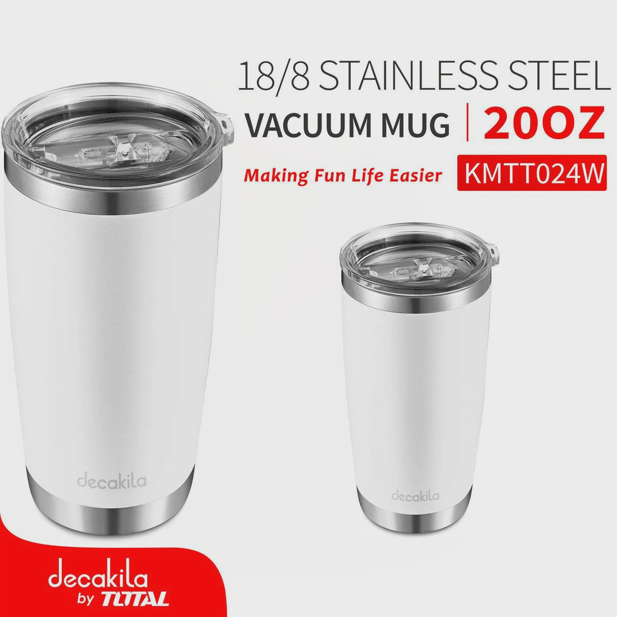 DECAKILA Travel Mug KMTT024W Tumbler