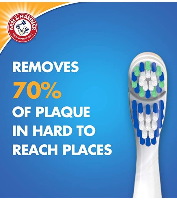 ARM & HAMMER Toothbrush Spinbrush Pro Clean Soft Family Pack- 2 Brushes Plus 4 Refill Heads- Battery Powered Toothbrush MULTI-PACK- Soft Bristles