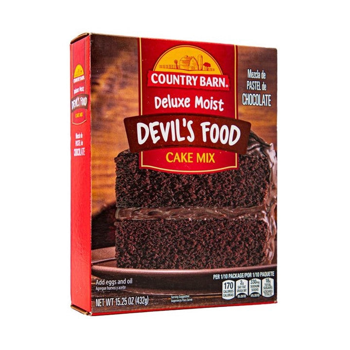 COUNTRY BARN Devil's Food Cake Mix 15.25OZ 432G