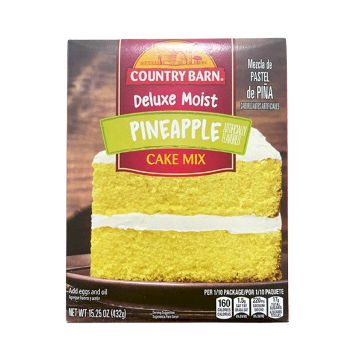 COUNTRY BARN Pineapple Cake Mix 15.25OZ 432G