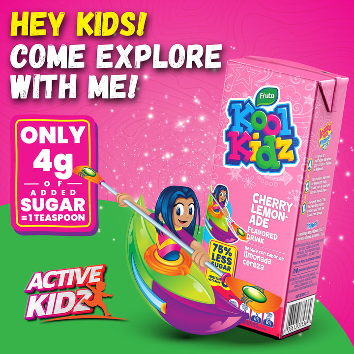 FRUTA Drink Kool Kidz Cherry Leomonade 6.8FL OZ 200ML
