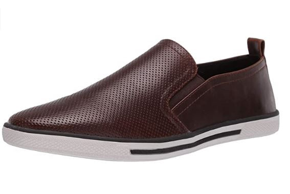 KENNETH COLE Footwear Unlisted by Mens Crown Slip on Sneaker Dark Brown
