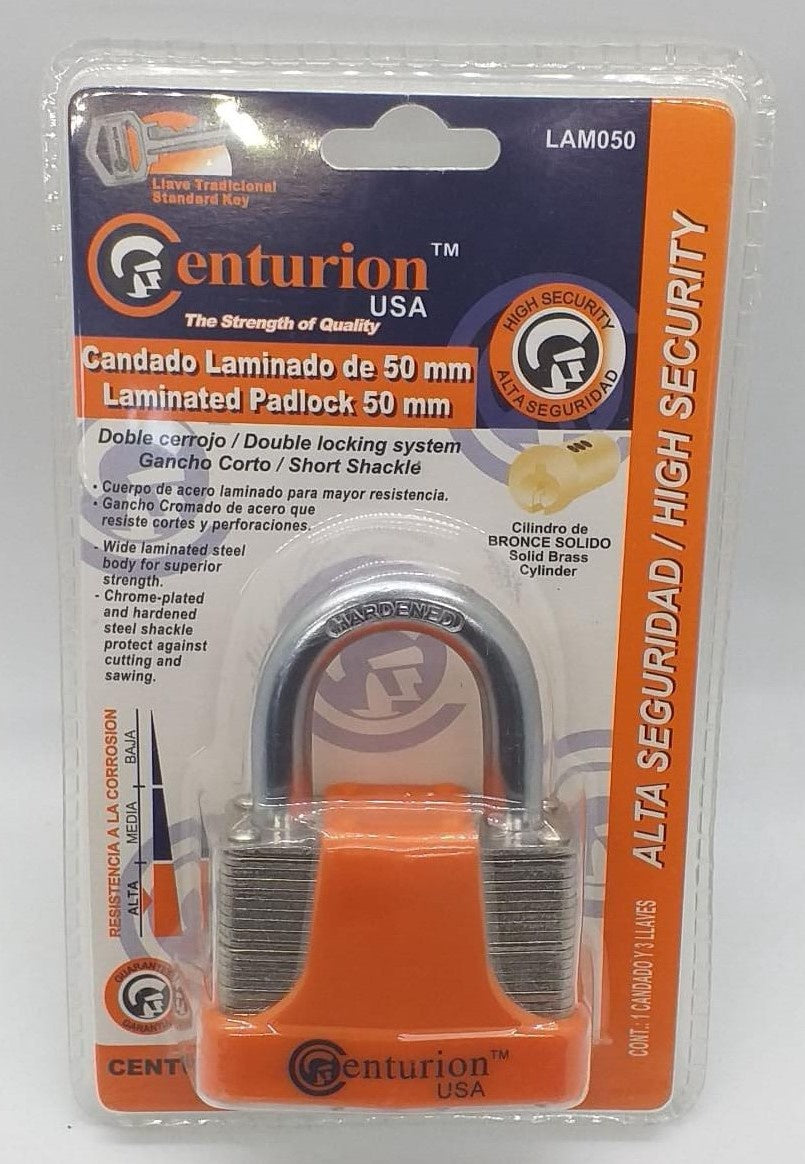 CENTURION Padlock 50MM Laminated LAM050