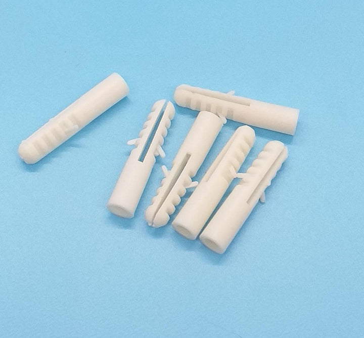 Wall Plug White 8MM X 35MM Sold Each