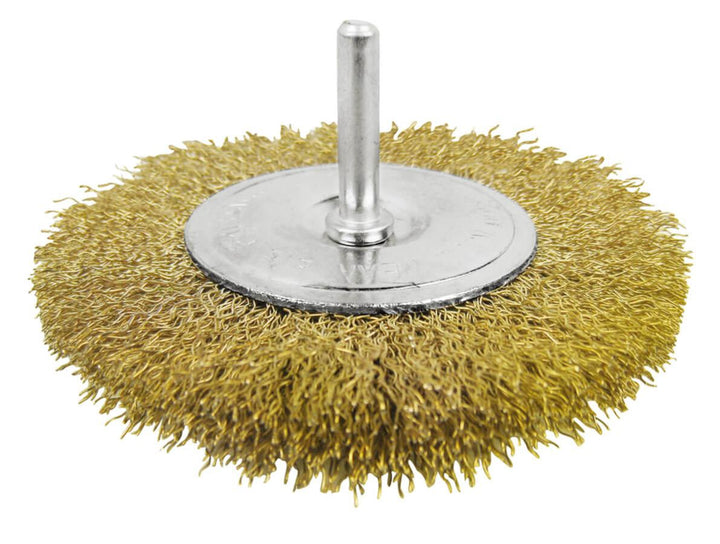 TOTAL Wire Brush Wheel 2" TAC34021 with Shank