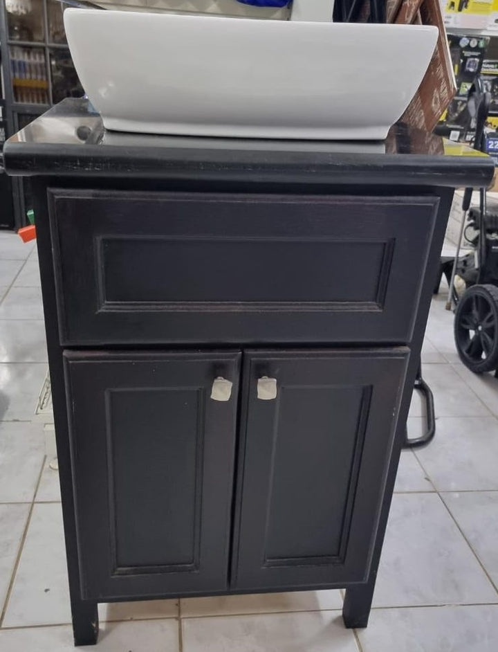 Bathroom Cabinet Top Sink & Granite 24"
