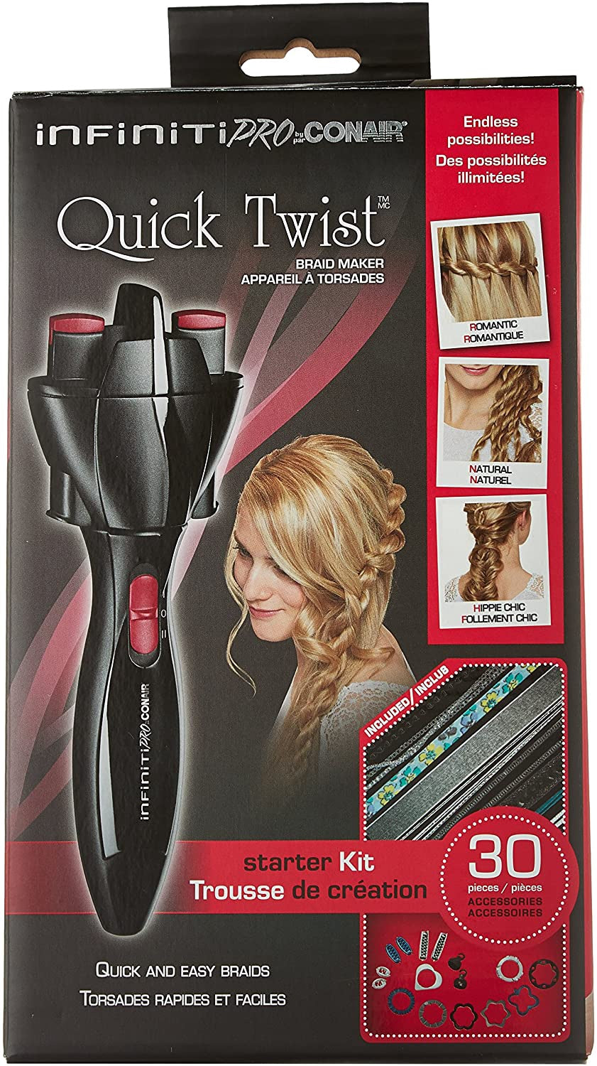CONAIR Quick Twist Infinitipro CD205C 30PCS