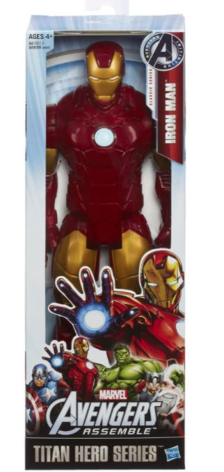 MARVEL Toy Avengers Assemble Titan Hero Iron Man 12" Action Figure