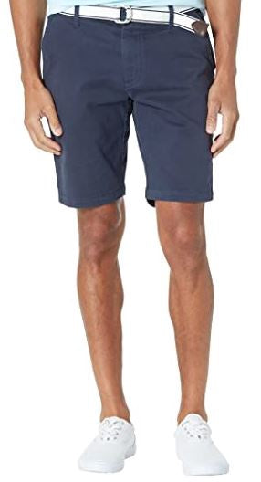 US POLO ASSN. Men Shorts Us Polo Twill Navy Stretch