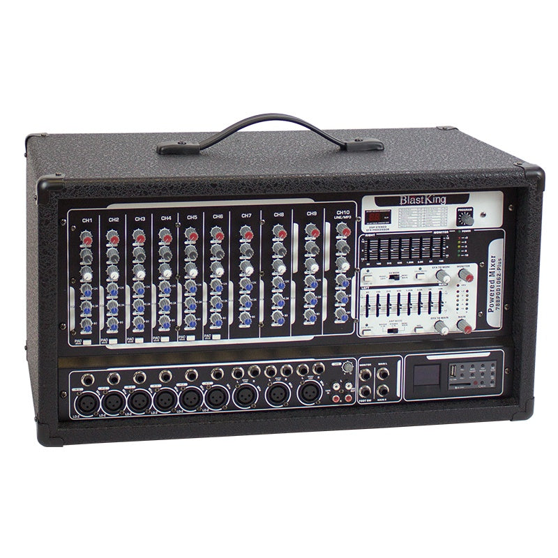 BLASTKING Mixer Amplifier Combo I78-BPOD1062-PLUS Bt 10CH Powered