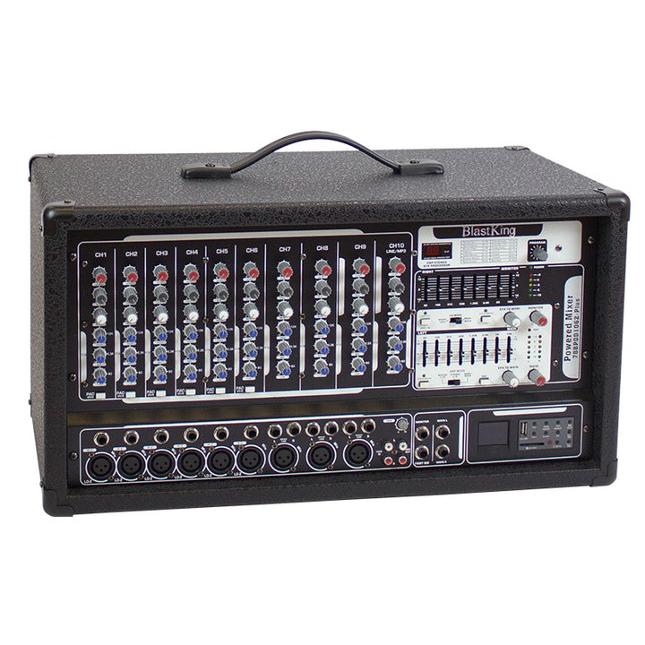 BLASTKING Mixer Amplifier Combo I78-BPOD1062-PLUS Bt 10CH Powered