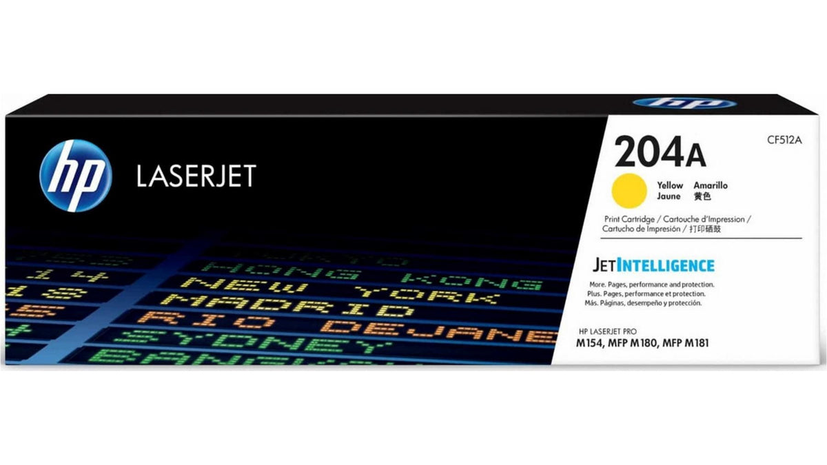 HP Computer Printer Toner 204A Yellow CF512A