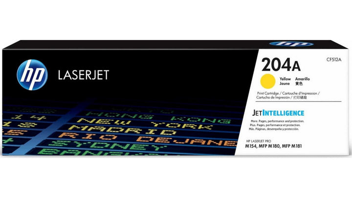 HP Computer Printer Toner 204A Yellow CF512A