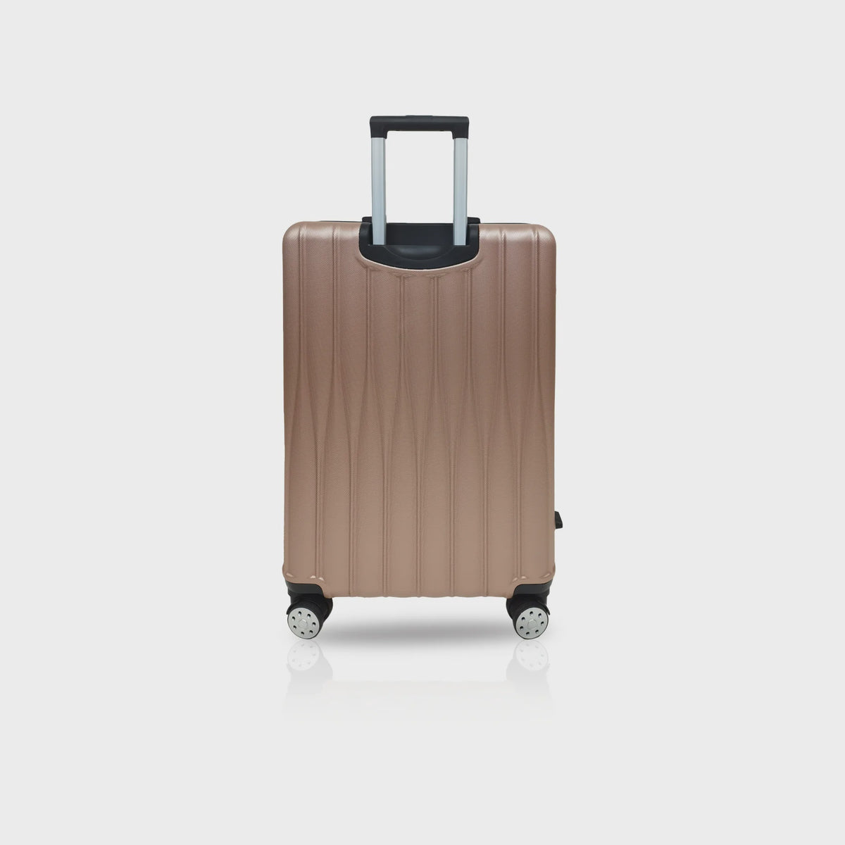 TUCCI ITALY Luggage Suitcase Large 28" Baratro T0331-28IN-RGD ABS Hard Cover 4 Wheel Spinner Rose Gold