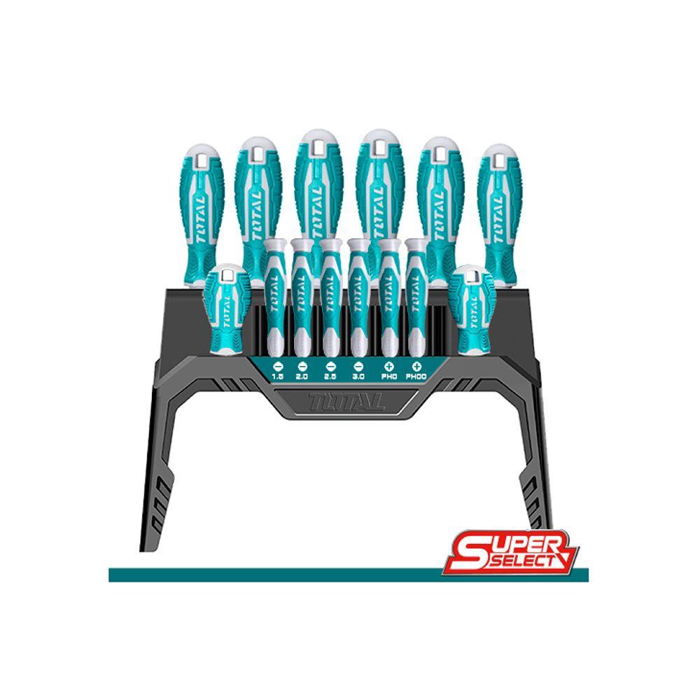 TOTAL Screwdriver Set 14PCS THT250614