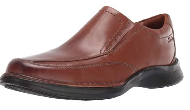CLARKS Footwear Men's Kempton Free Loafer Brown Leather