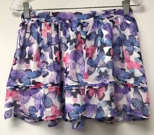 Kids Children Place Skirt Butterflies 7/8